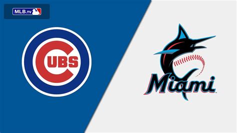 Miami Marlins and Chicago Cubs meet in game 2 of series
